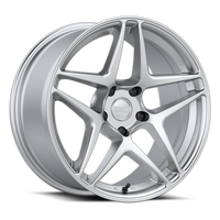 Kansei K15H Astro 18x9.5in / 5x114.3 BP / 35mm Offset / 73.1mm Bore - Hyper Silver Wheel