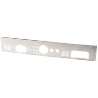 Kentrol 76-86 Jeep CJ Dash Panel Without Radio Opening Brushed Silver