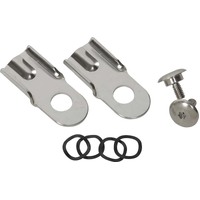 Kentrol 76-86 Jeep CJ8/CJ8 Tailgate Latch Pair CJ7/CJ8 - Polished Silver