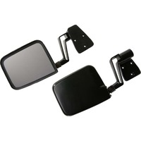 Kentrol 88-06 Jeep Wrangler YJ/TJ Mirror Kit Pair - Powdercoat Black