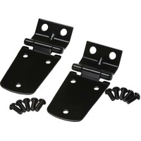 Kentrol 97-06 Jeep Wrangler TJ Hood Hinge Pair - Powdercoat Black