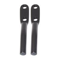 Kentrol 97-06 Jeep Wrangler TJ Door Strap Pins Pair - Powdercoat Black