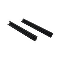 Kentrol 07-18 Jeep Wrangler JK Entry Guards Pair 2 Door - Textured Black