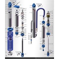 King Shocks 2017+ Ford F-250/F-350 4WD Front 2.0 Dia Steering Stabilizer (Each)