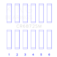 King Toyota 1GR-FE (Size STD) Connecting Rod Bearing Set