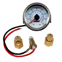 Kleinn Panel Mount/ Illuminated/ 160 PSI/ Dual Needle Air Pressure Gauge