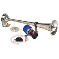 Kleinn Chrome Direct Drive Single Horn/ 13.5In - Chrome-Plated Spun Copper