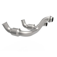 Kooks 20-22 Ford F250 7.3L V8 / Ford F350 7.3L V8 3in SS Green Connecting Pipes