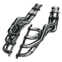 Kooks 09-14 Cadillac CTS-V LSA 6.2L 1-7/8in x 3in SS Longtube Headers and Green Catted SS X-Pipe