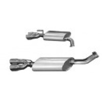 Kooks 2011+ Chevrolet Caprice PPV OEM 3in Axleback Exhaust w/Polished Oval Mufflers