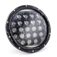 Letric Lighting 7in Led Aggressive Headlght Blk