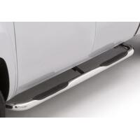 Lund 99-17 Chevy Silverado 1500 Std. Cab (Body Mount) 3in. Round Bent SS Nerf Bars - Polished