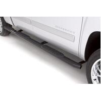 Lund 07-17 Toyota Tundra Access Cab (6.5ft. Bed) 5in. Oval WTW Steel Nerf Bars - Black