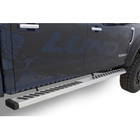 Lund 07-17 Chevy Silverado 1500 Ext. Cab Summit Ridge 2.0 Running Boards - Stainless