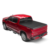 Lund 04-14 Chevy Colorado Styleside (6ft. Bed) Hard Fold Tonneau Cover - Black