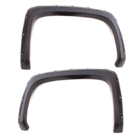 Lund 07-14 GMC Sierra 2500 RX-Rivet Style Textured Elite Series Fender Flares - Black (2 Pc.)