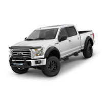 Lund 15-17 Ford F-150 RX-Rivet Style Textured Elite Series Fender Flares - Black (4 Pc.)