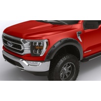 Lund 21-22 Ford F-150 (Excl. Lightning) RX-Rivet Style Smooth Fender Flares - Black (2 Pc. Front)