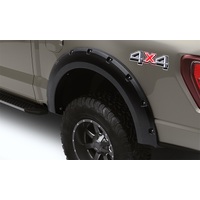 Lund 21-22 Ford F-150 (Excl. Lightning) RX-Rivet Style Textured Fender Flares - Black (2 Pc. Rear)