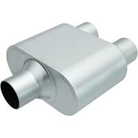 Magnaflow Rumble Muffler 6.5in Body Length 13in Overall Length - 3in Center / 2.5in Dual Center