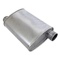 Magnaflow Rumble Muffler 14in Body (L) 19.5in Overall (L) - 9.75in Body (W) - 2.5in Offset/Offset