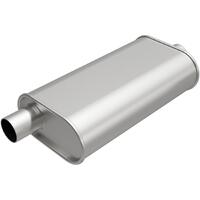 Magnaflow Rumble Muffler 14in Body (L) 19.5in Overall (L) - 7.75in Body (W) - 2in Offset/Center