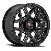 Mamba M23 18x9 6x139.7 ET12 Gloss Black w/ Machined Ball Cut