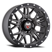 Mamba M25 20x9 5x139.7 ET12 Matte Grey w/ Black Lip Edge