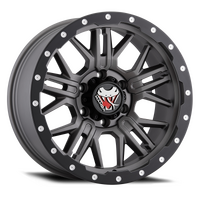 Mamba M25 17x9 6x135 ET12 Matte Grey w/ Black Lip Edge