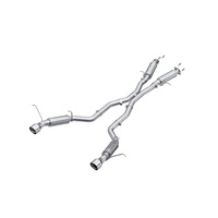 MBRP 2012+ Jeep Grand Cherokee SRT 6.4L 3in Dual Rear Exit Aluminized Catback Exhaust - T304 Tips