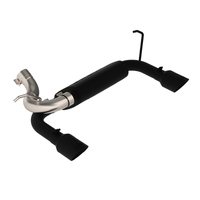 MBRP 07-14 Jeep Wrangler/Rubicon 3.6L/3.8L V6 Axle-Back Dual Rear Exit Black Performance Exhuast Sys