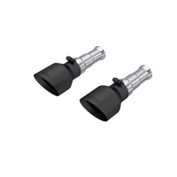 MBRP 19-24 Ram 1500 Classic 5.7L Hemi 5in OD Dual Wall Angle Cut T304 BLK CB Exhaust Tips - Pair