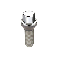 McGard Hex Lug Bolt (Cone Seat) M14X1.25 / 17mm Hex / 27.5mm Shank Length (Box of 50) - Chrome