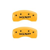 MGP 4 Caliper Covers Engraved Front Pontiac Rear Gxp Yellow Finish Blk Char 2005 Pontiac Bonneville