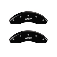 MGP 2 Caliper Covers Engraved Front MGP Black Finish Silver Char 2018 Ram Promaster City