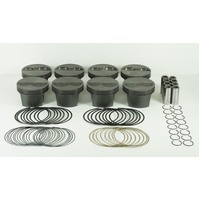 Mahle MS Piston Set SBC 358ci 4.030in Bore 3.5in Stroke 5.7in Rod .927 Pin -8cc 12.0 CR Set of 8