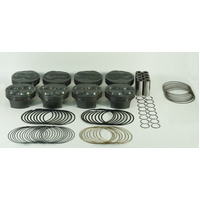 Mahle MS Piston Set Chevy SB 389ci 4.135in Bore 3.625/3.75 Stroke 6.125/6 Rod .927 HD Pin 9cc 13.5CR