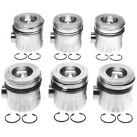 Mahle OE Cummins 5.9L ISB Diesel 6 Cyl .020 w/ PCR Piston With Rings Set (Set of 6)