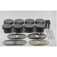 Mahle MS Piston Set BBC 508ci 4.500in Bore 4.00in Stroke 6.385in Rod 0.990 Pin -3cc 8.9 CR Set of 8