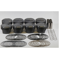 Mahle MS Piston Set BBC 466ci 4.310in Bore 4.00in Stroke 6.385in Rod .990 Pin 48cc 13.0 CR Set of 8