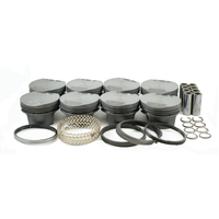 Mahle MS Piston Set BBF 544ci 4.390in Bore 4.5in Stroke 6.7in Rod 0.990 Pin -8cc 11.1 CR Set of 8