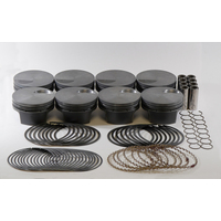 Mahle MS Piston Set BBC Mar 509ci 4.50in Bore 4in Stroke 6.135in Rod 0.990 Pin -3cc 9.0 CR Set of 8