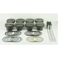 Mahle MS Piston Set Chevy 358ci 4.035in Bore 3.500in Stroke 6.0in Rod .927in Pin -4cc 10.5 CR