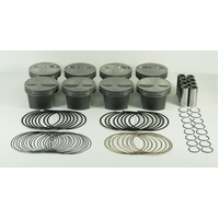 Mahle MS Piston Set SBC 310ci 3.766in Bore 3.480in Stroke 5.700in Rod .927 Pin -1cc 9.7 CR Set of 8