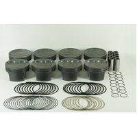 Mahle MS Piston Set SBC 358ci 4.030in Bore 3.480/3.500stk 5.7in Rod 0.927 Pin -20cc 8.9 CR Set of 8