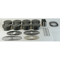 Mahle MS Piston Set GM LS 383ci 3.905in Bore 4in Stroke 6.125in Rod .927 Pin -6cc 10.8 CR Set of 8