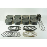 Mahle MS Piston Set GM LS 363ci 3.800in Bore 4in Stroke 6.125in Rod .927 Pin -16cc 9.3 CR Set of 8