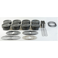 Mahle MS Piston Set GM LS 427ci 4.125in Bore 4in Stk 6.125in Rod .927 Pin -25cc 9.9 CR Set of 8