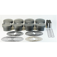 Mahle MS Piston Set GM LS 376ci 4.065in Bore 3.622in Stk 6.098in Rod .945 Pin -4cc 10.1 CR Set of 8