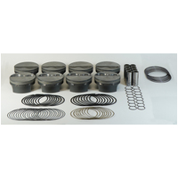 Mahle MS Piston Set GM LS 408ci 4.030in Bore 4in Stk 6.125in Rod .927 Pin -4cc 10.9 CR Set of 8